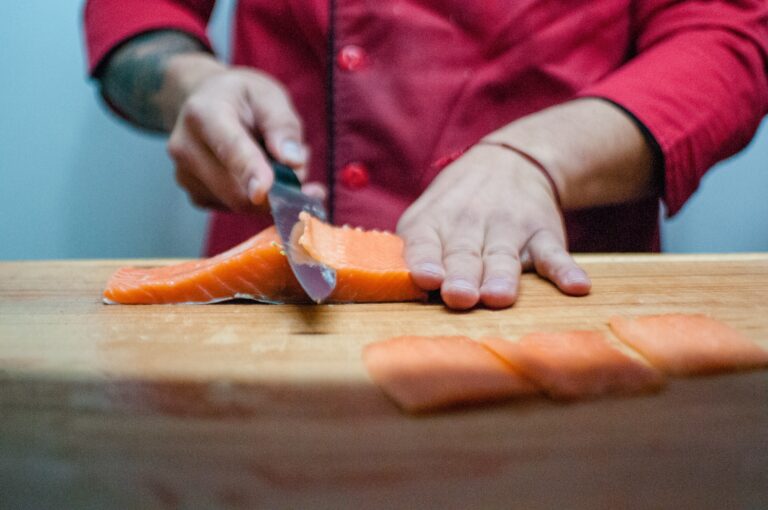 Salmon roulade